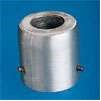 Pole Top Adapter, 2 1/2" Pole Dia, Alum Silver