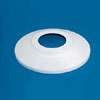 Stndrd Flash Collar, 2" Pole Dia, Alumin White