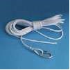 Rope Assembly, 50'x3/16", Nylon/Wire White