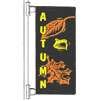 Autumn Leaves Street Banner, 48x23", Canvas