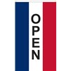 Open Vertical Flag, 5x3', Nylon