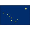 Alaska State Flag FRG Pole Hem