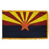 Arizona State Flag Frg w/pole hem