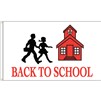 Back to School Flag, 3x5', Nylon