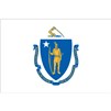 Massachusetts State Flag, 5x8', Nylon