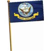 US Navy Flag on Staff - Polyester