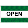 Open Green Flag, 3x5', Nylon