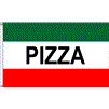 Pizza Flag, 3x5', Nylon