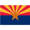 Arizona State Flag - pole hem