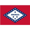 Arkansas State Flag - Pole Hem